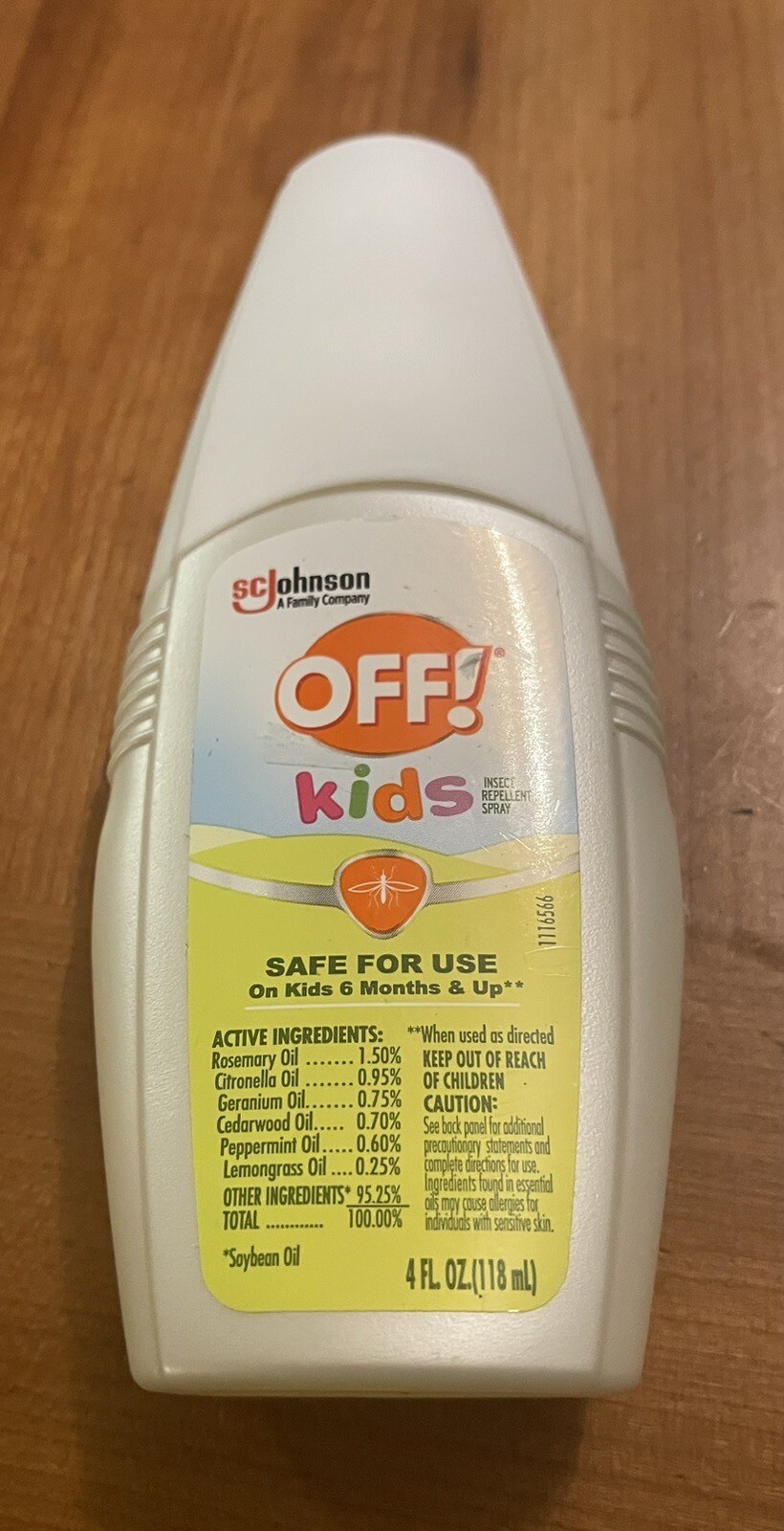 OFF! Kids Mosquito Spray  100% Plant Based Oils for Babies  Toddlers & Kids  1