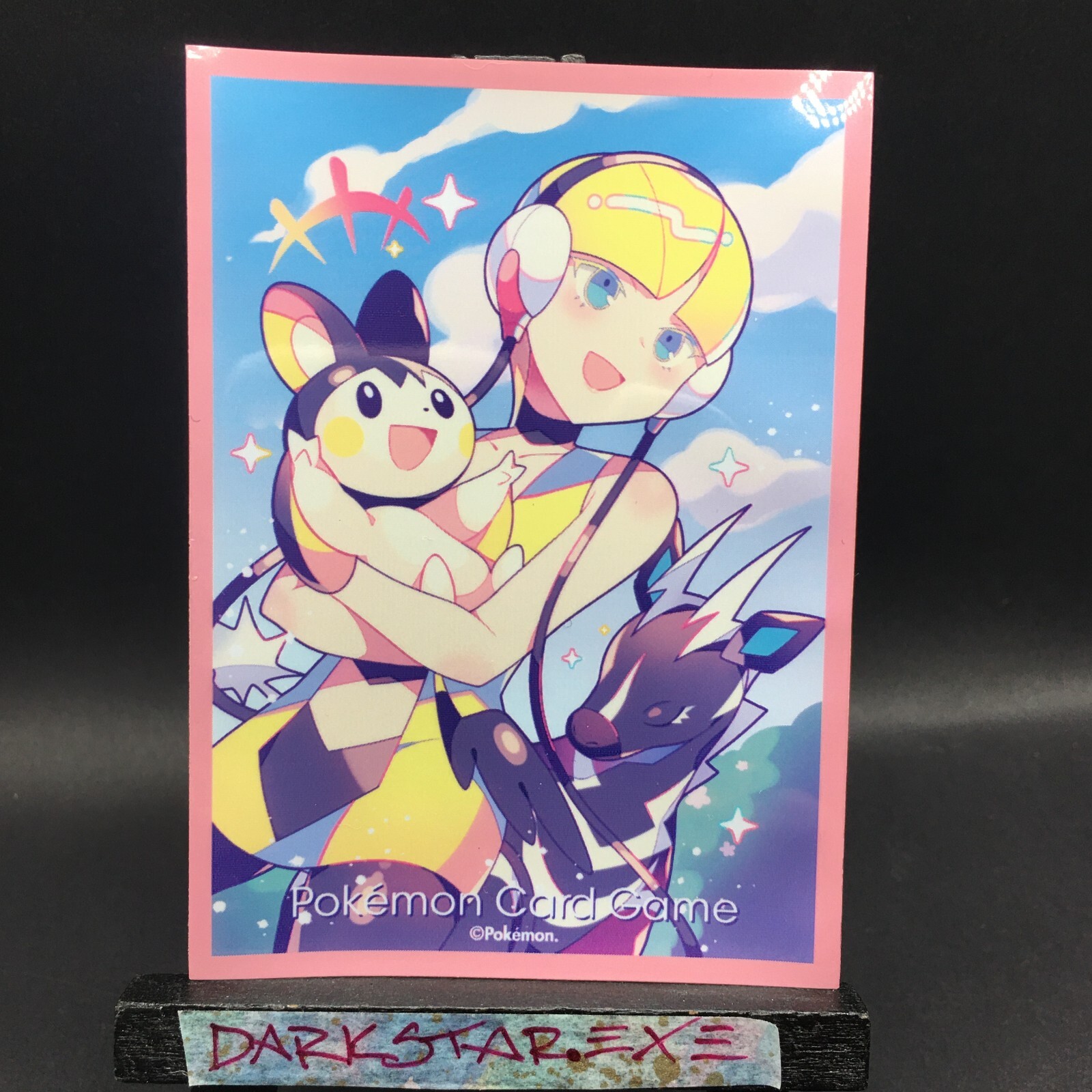 x1 Elesa & Emolga Sleeve Pokemon Center Japan New Unplayed Zebstrika