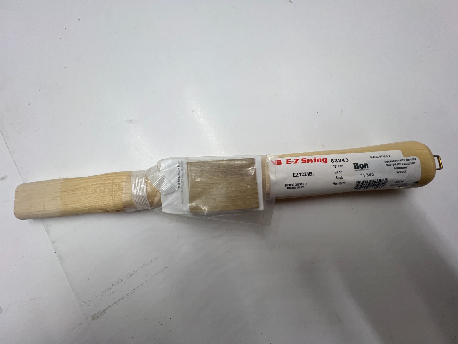 (QTY 2) Bon 11-596 VB E-Z Swing Handle 63243 for 24 Ounce Brick Hammer