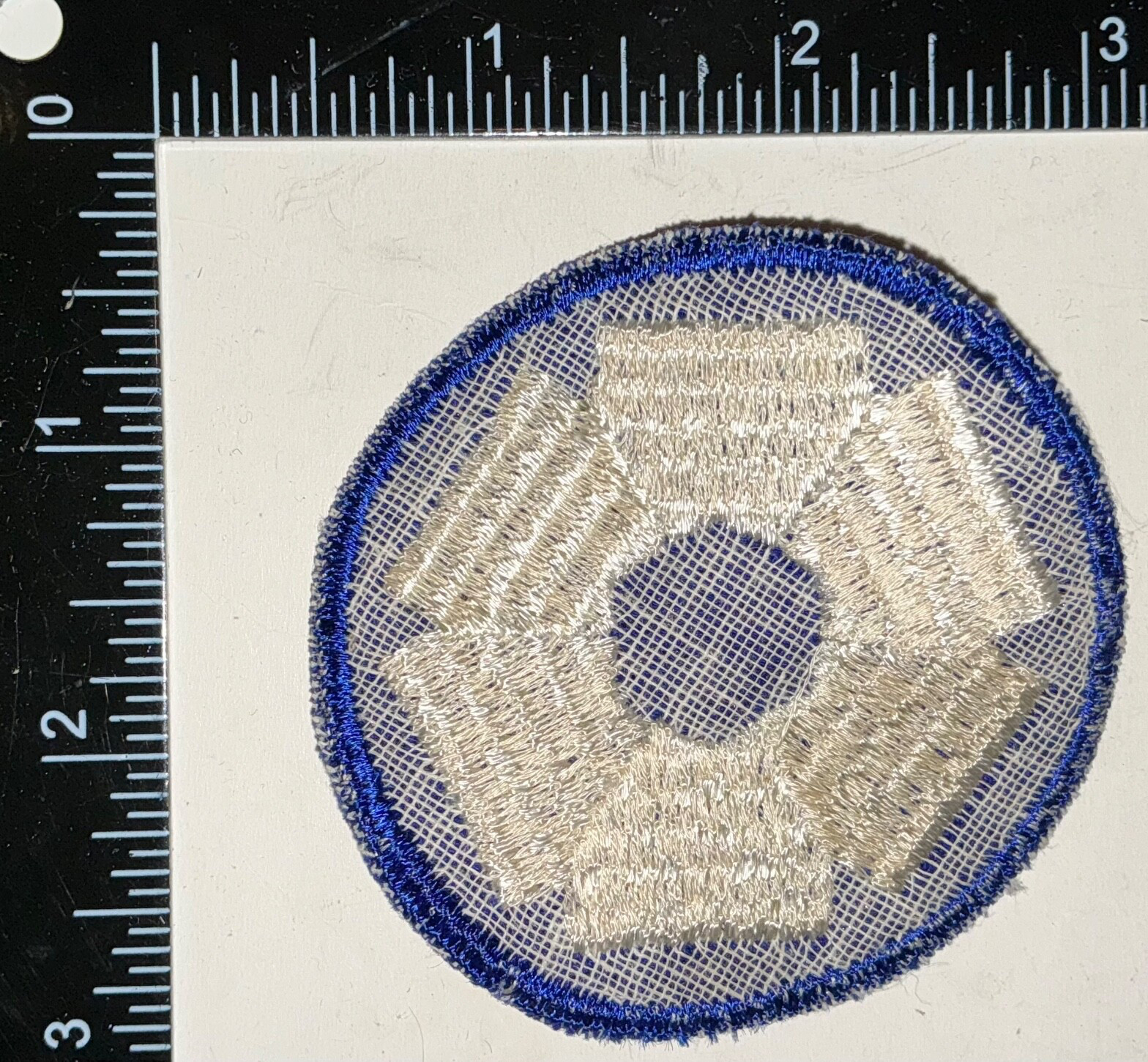 WWII US Army 6th Service Command TWILL VARIATION Patch
