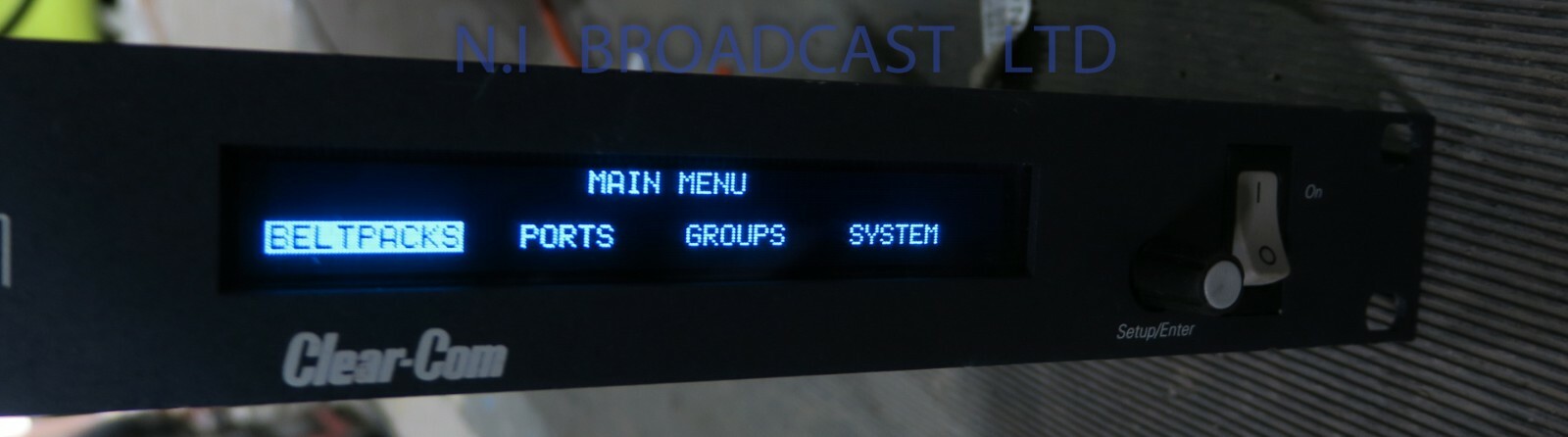 Clearcom freespeak 10 digital wireless mainframe for beltpacks