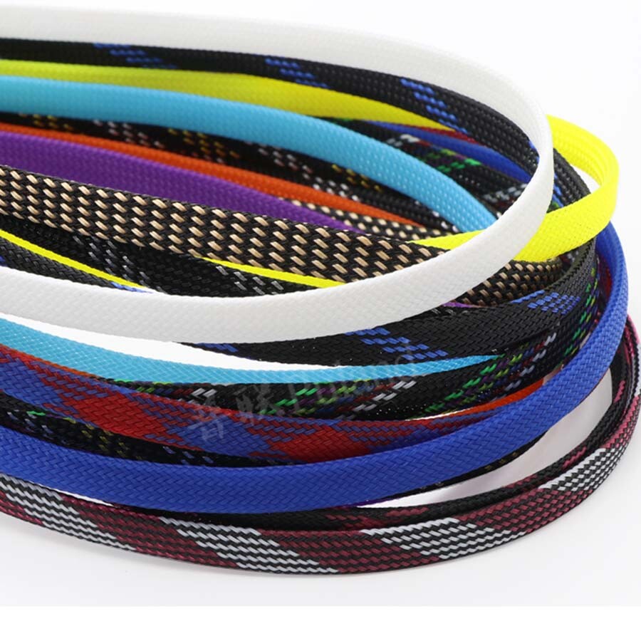 Various Sizes/Colors Braided Cable Sleeving Expandable Sheathing Cable Harness