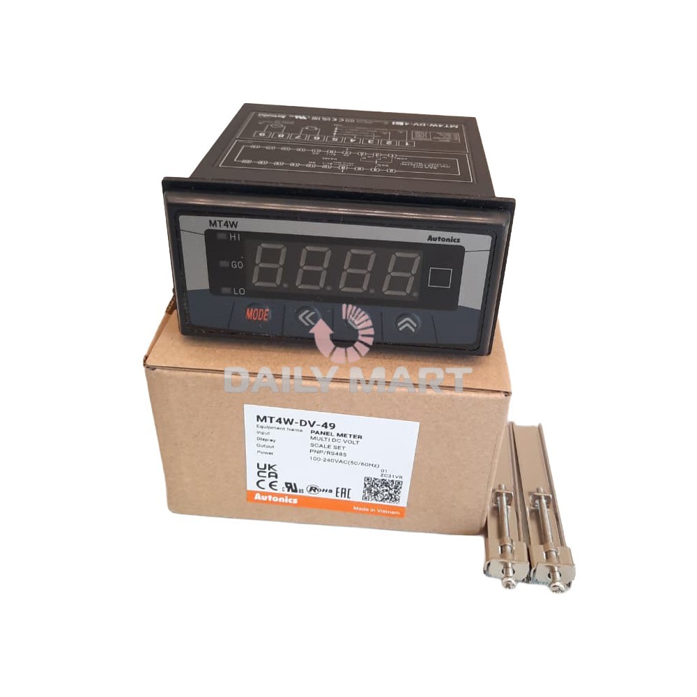 New In Box AUTONICS MT4W-DV-49 Digital Panel Meter