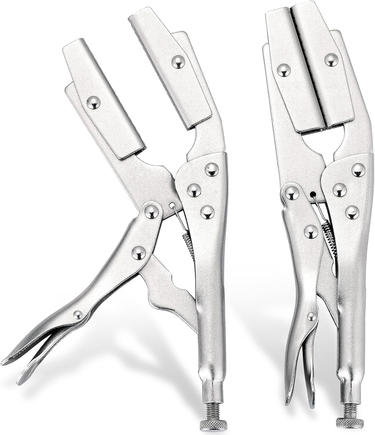 10" Hose Pinch-Off Locking Pliers | 2 Pack Self-Locking Pinch off Pliers, Heavy