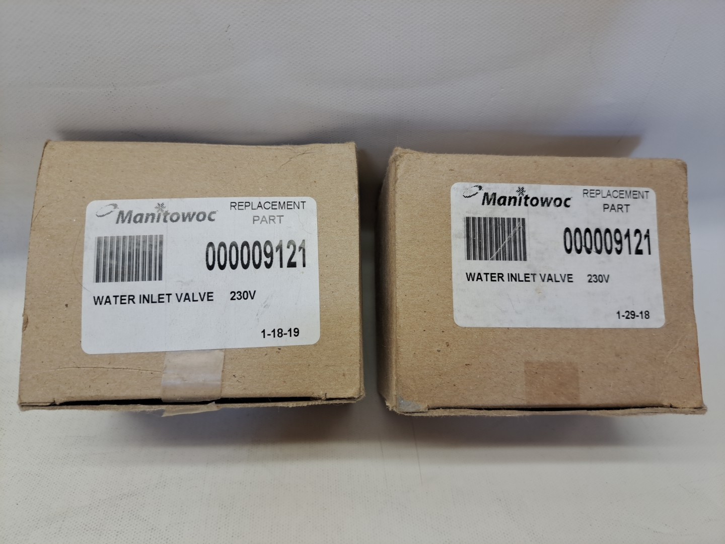 Lot of 2 Manitowoc 000009121 water inlet solenoid valve kit  NEW, open box