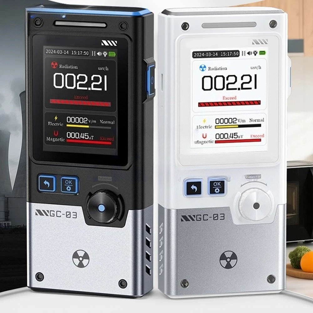 FNIRSI GC-03 3-in-1 Electromagnetic Nuclear Radiation Detector Digital EMF Meter