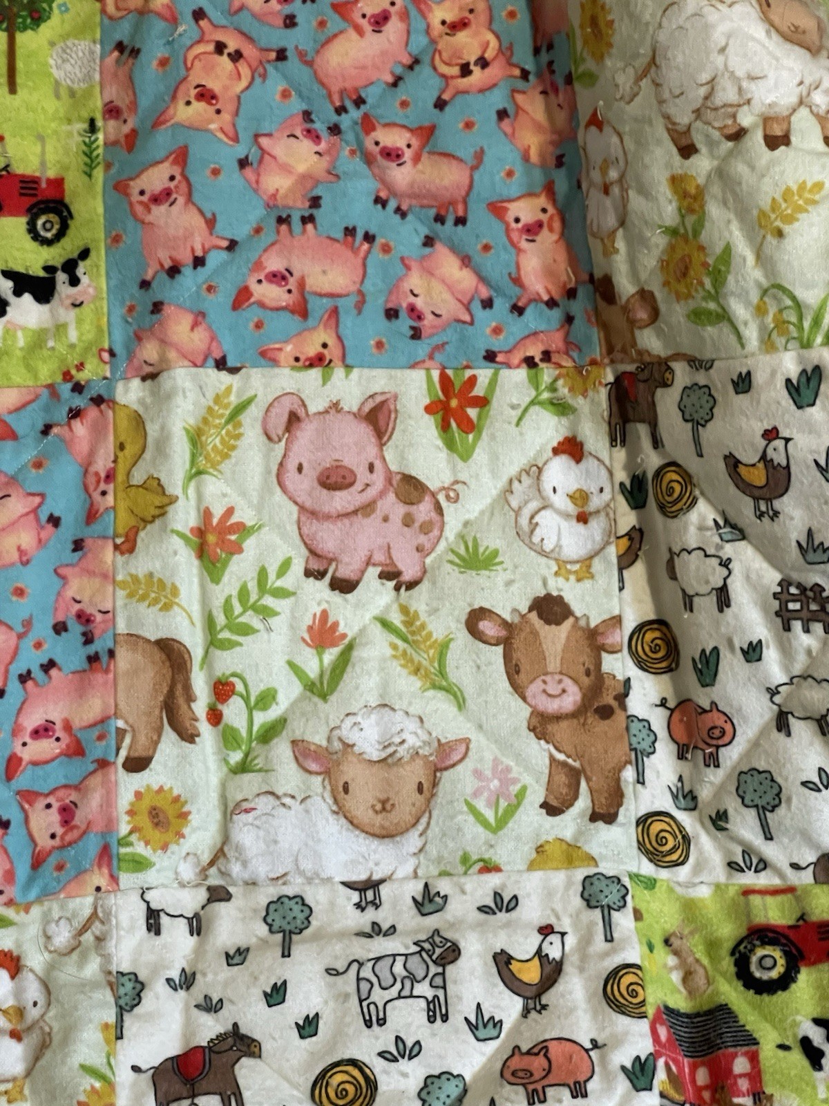 Down On The Farm Rag Quilt