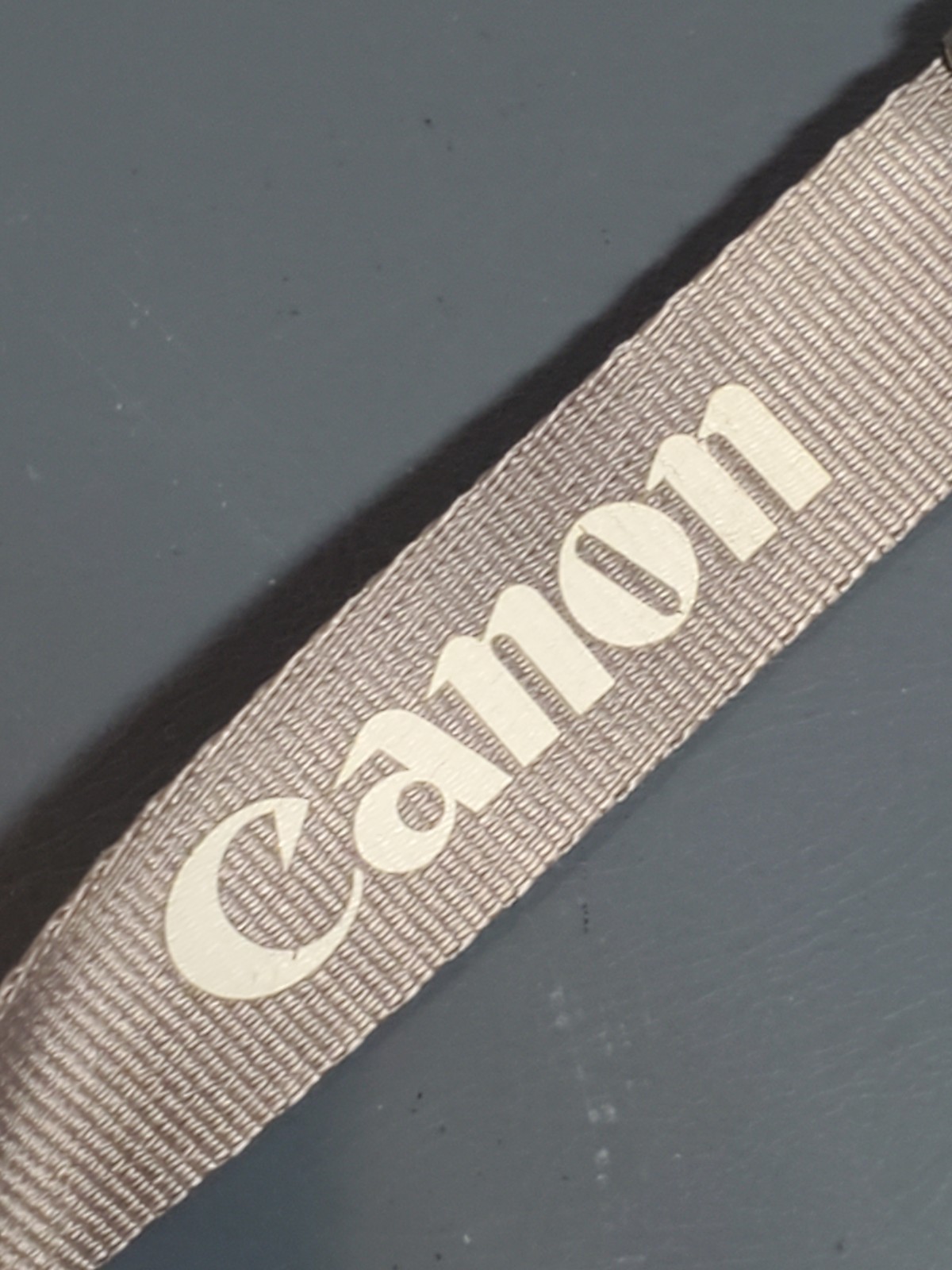 Canon PowerShot Genuine Gray OEM Camera Neck Strap Nylon Adjustable