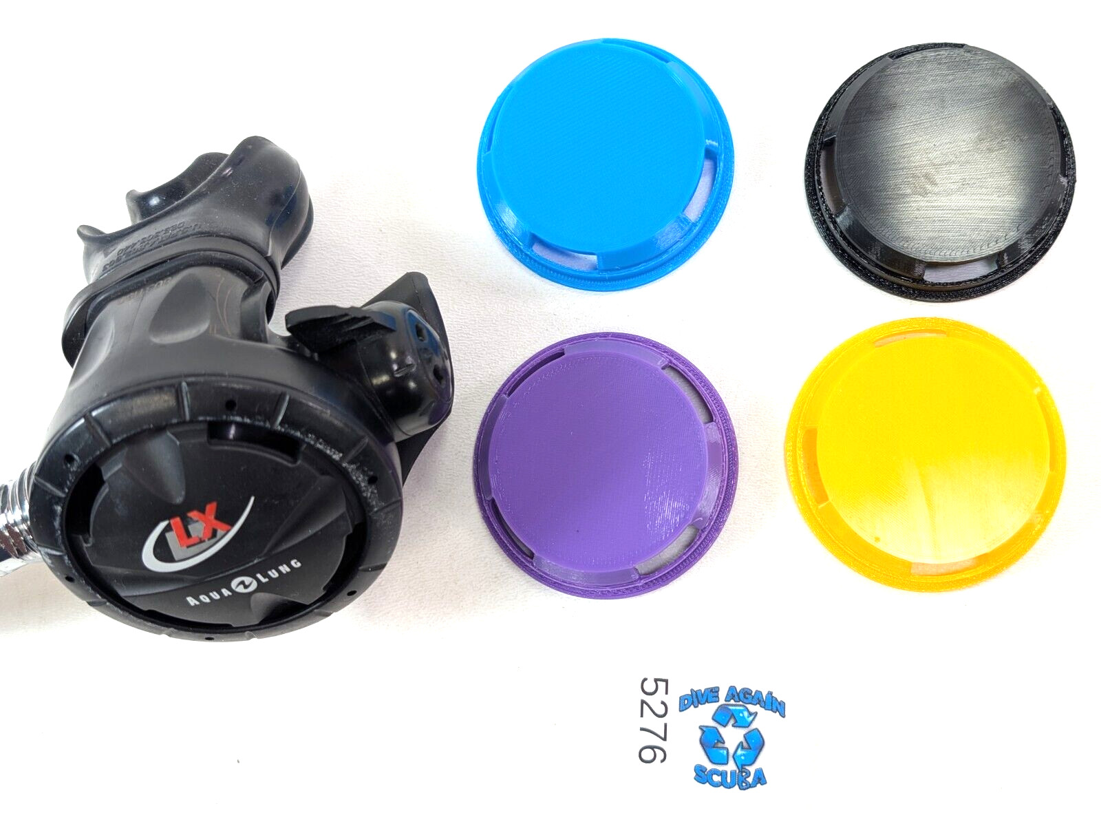 Aqua Lung Titan LX Diaphragm Cover Purge Front Button 2nd Stage Regulator Scuba