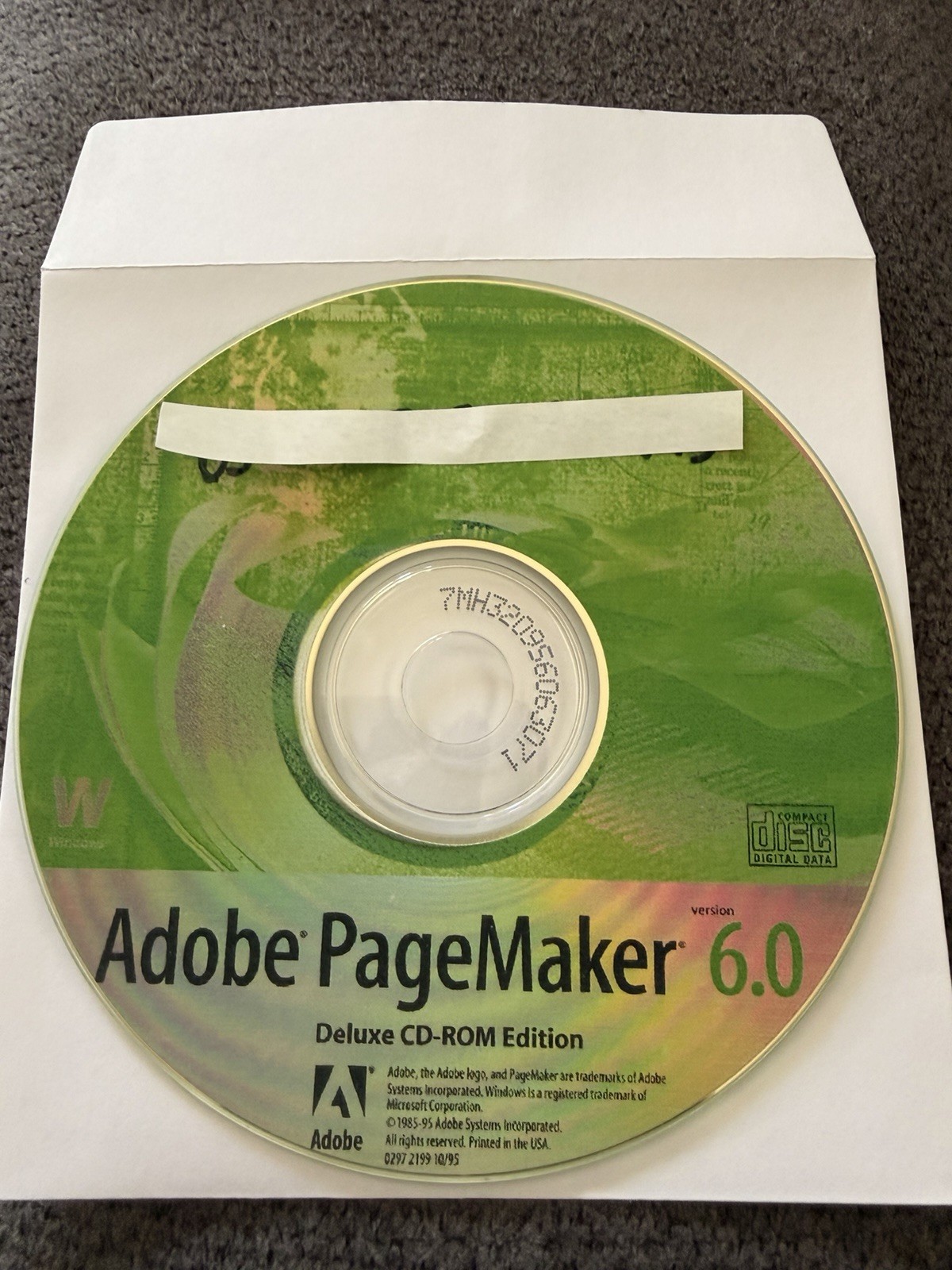 Adobe PageMaker 6.0 Deluxe CD Desktop Publishing for Windows English w/ code