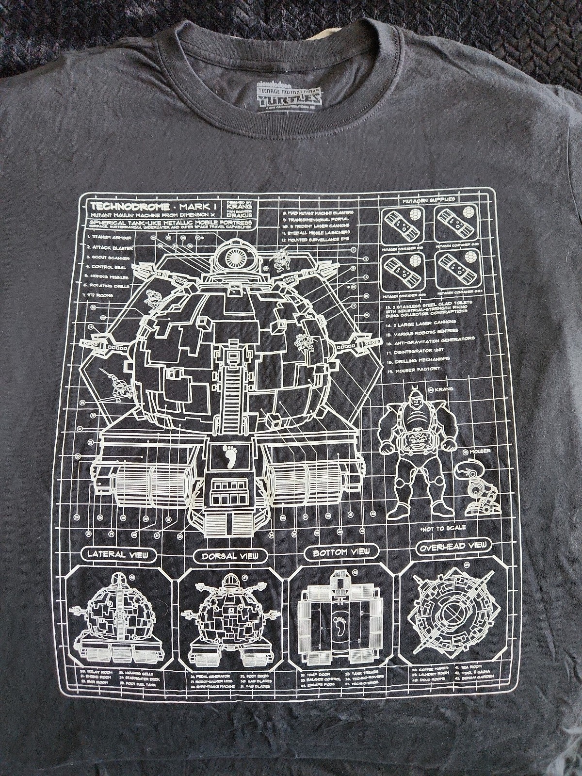 Loot Crate Exclusive NEW T-Shirt - Size M Medium - TMNT Technodrome