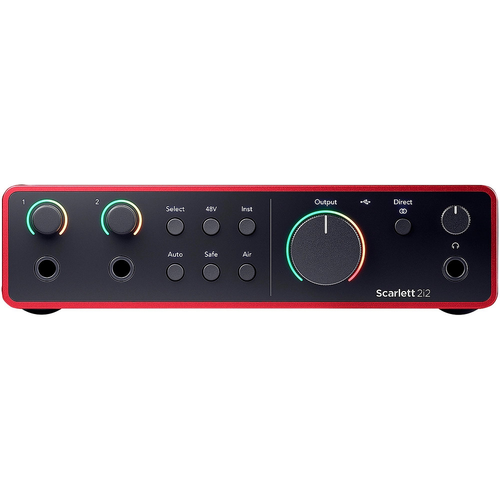Novation Launchkey MK4 Keyboard Cntrllr wFocusrite InterfaceYamaha Monitors 25