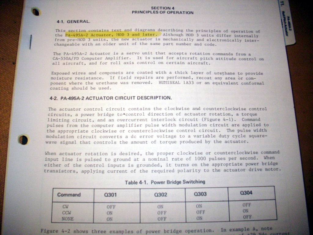 Cessna ARC PA-495A-2 MOD 3 and later Servo Service Manual
