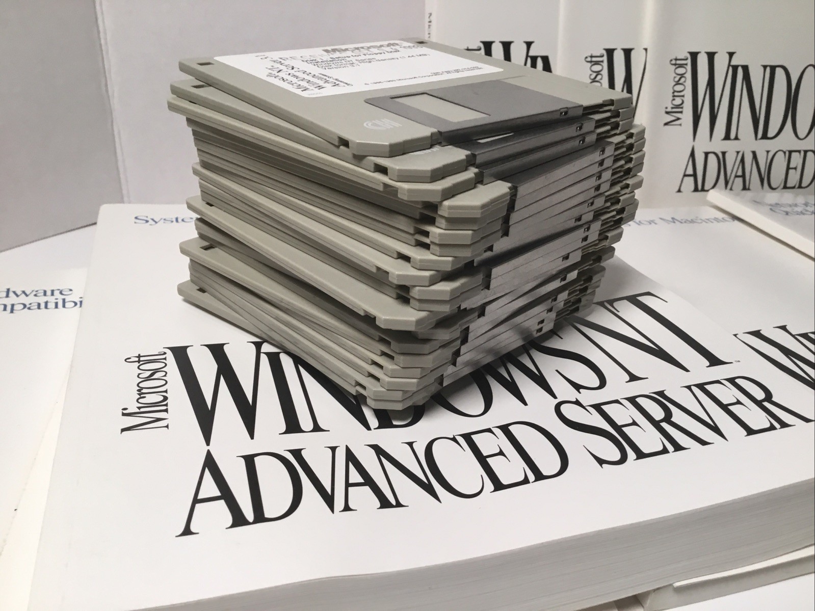 Microsoft Windows NT Advanced Server 3.1 Promotional Sample Large Box.