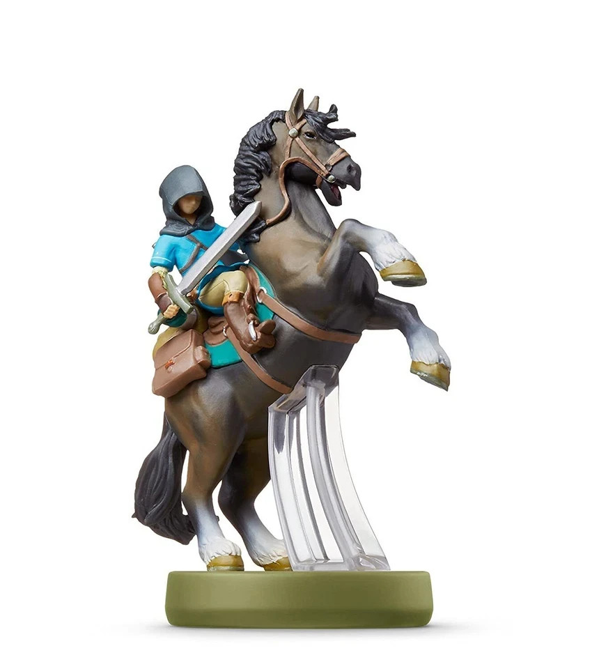 Link Rider Amiibo Figure Zelda Breath of The Wild Series Nintendo New Pkg Wear