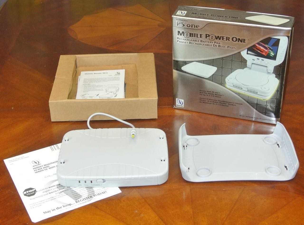 PS One Mobile Power One by InterACT Battery PS1 PSOne Adapter NON-WORKING