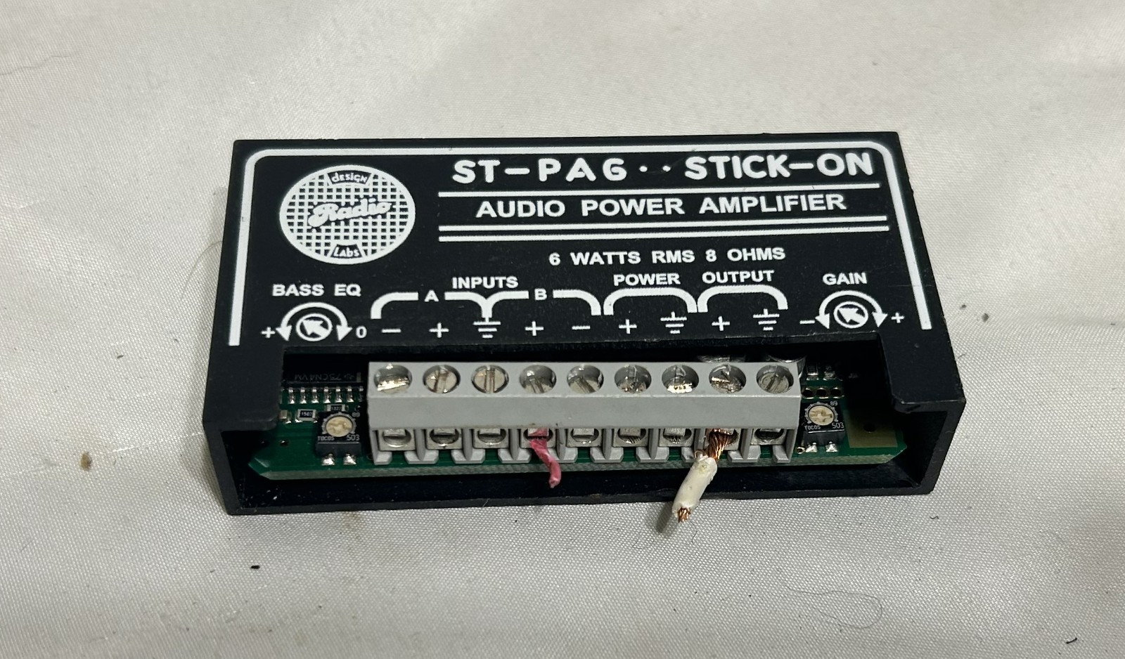 RDL ST-PA6 6W Mono Audio Amplifier Free Shipping