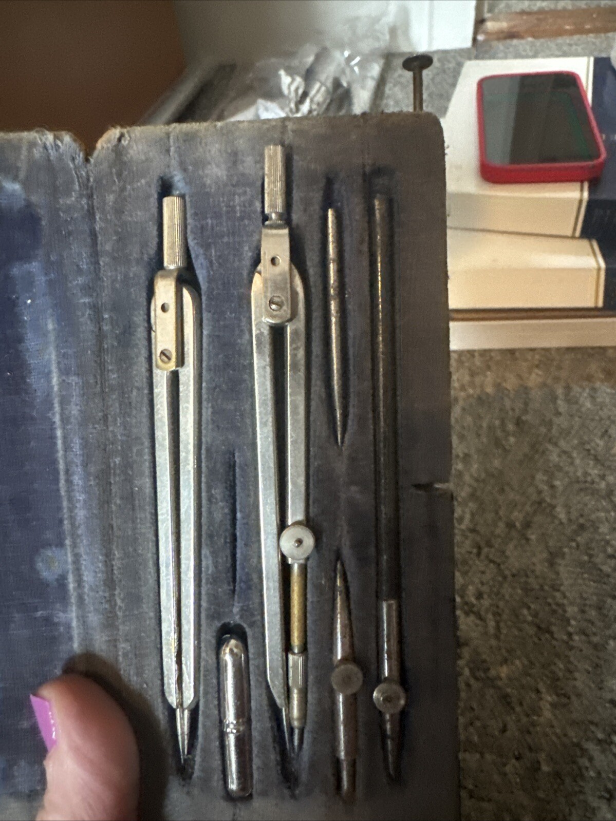 Antique German Boxed Draughtmans Set