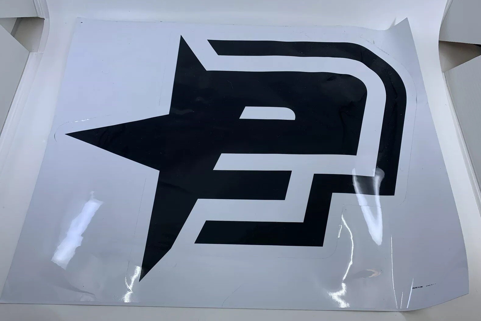 GIANT Planet Eclipse E Logo Sticker -Paintball Dealer Promo Decal Advertising Ad