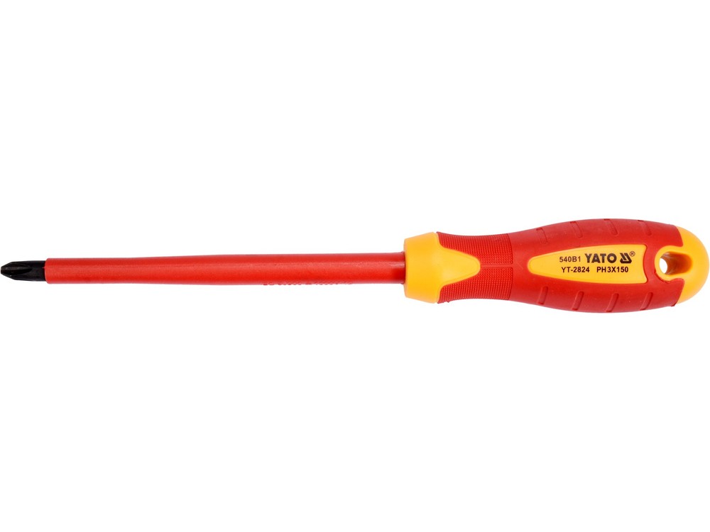 Yato Screwdriver VDE PHillips 1000V PH3 X 150mm YT-2824