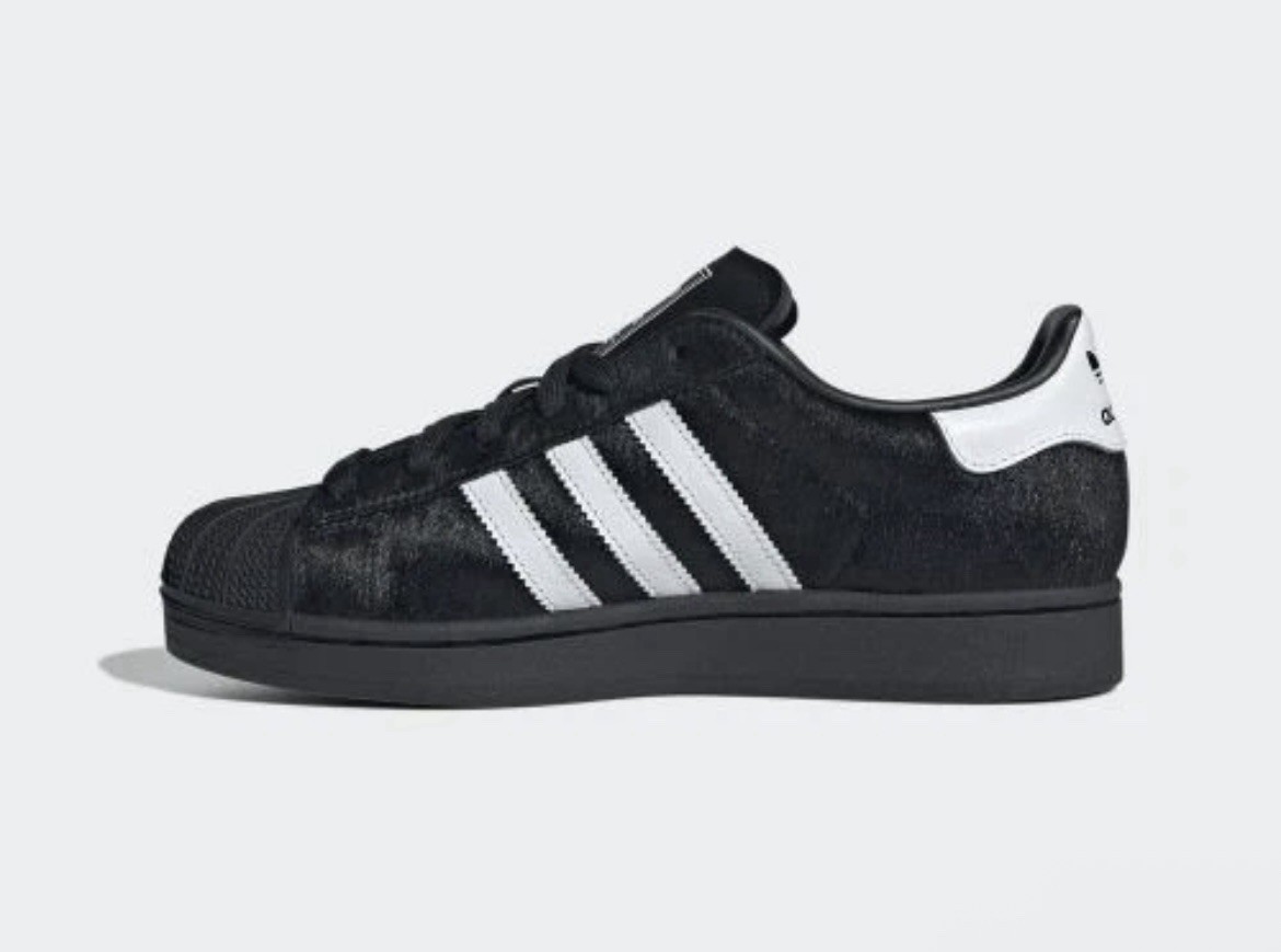 Adidas Superstar 2 “Black Pony Hair” White Cloud Women’s Casula Sneakers NEW
