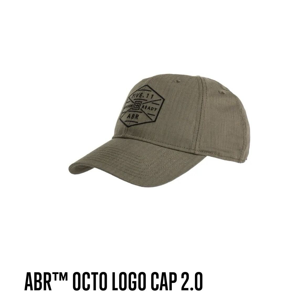 NEW 5.11 Tactical Hat ABR Octo Logo Cap 2.0 "Always Be Ready" Teflon Coated NWT