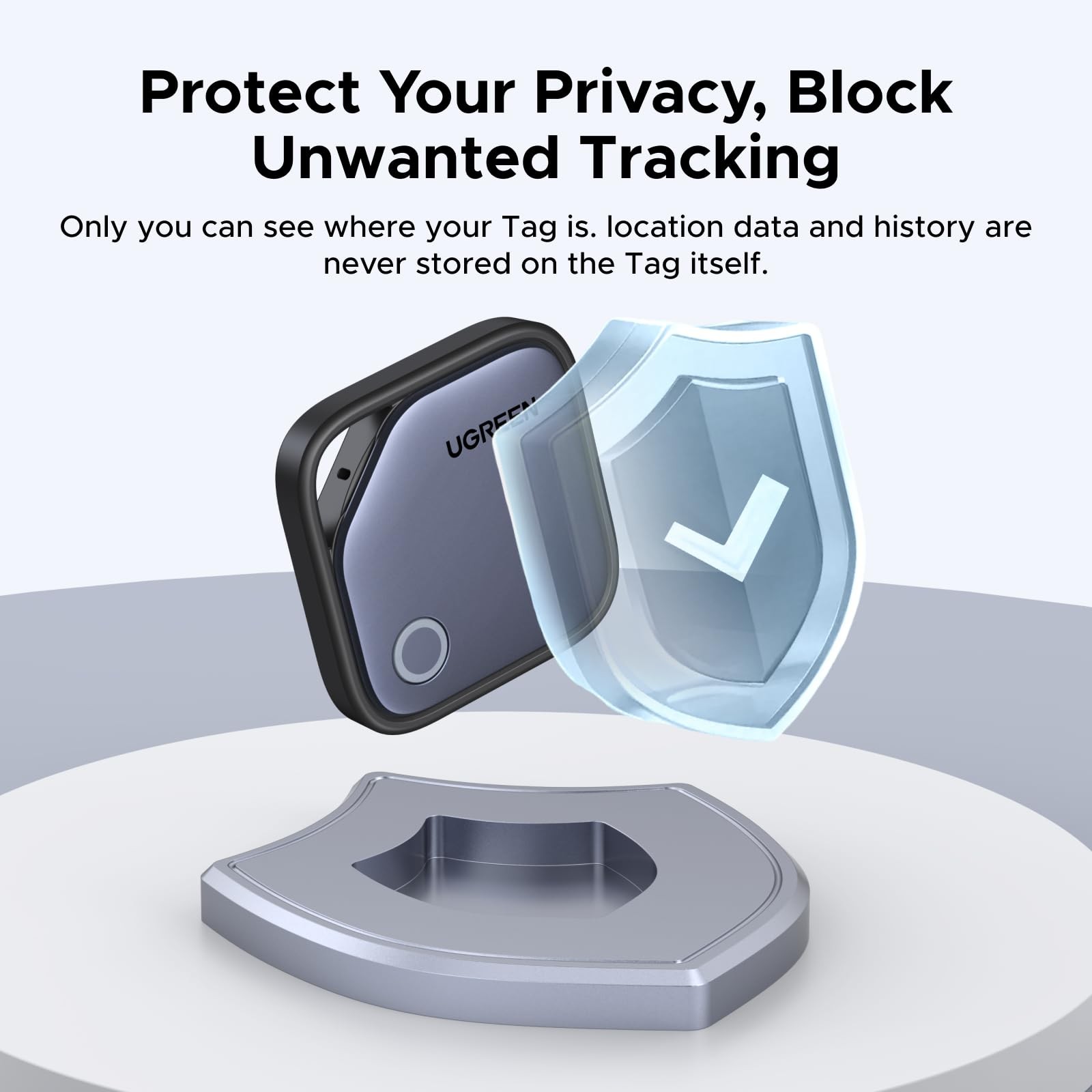 UGREEN FineTrack Air Tracker Tags (iOS Only) 4 Pack, 2-Year Replaceable...
