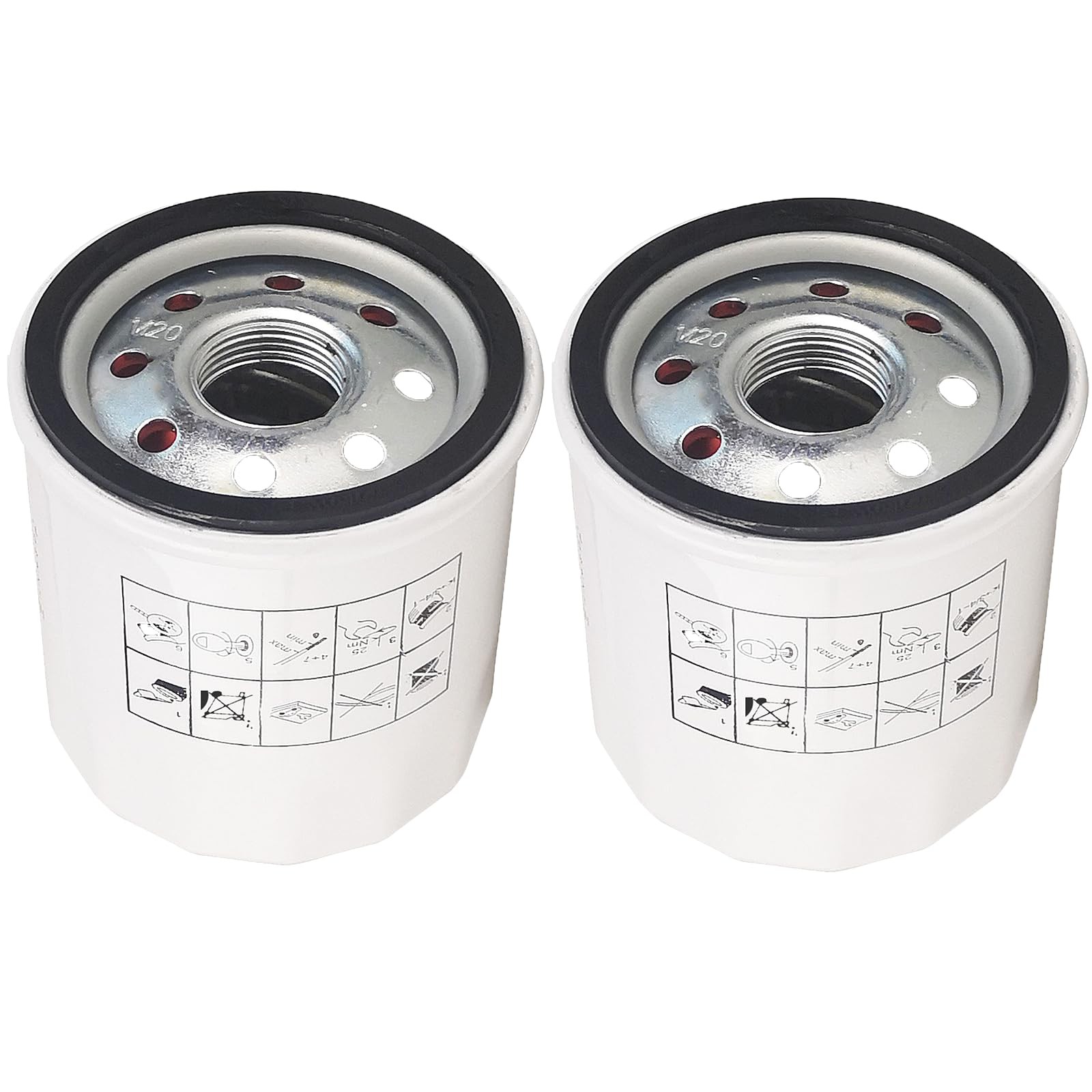 Jvfnxpm HH150-32430 Oil Filters for Kubota D722 D902 WG750 WG752 WG972...