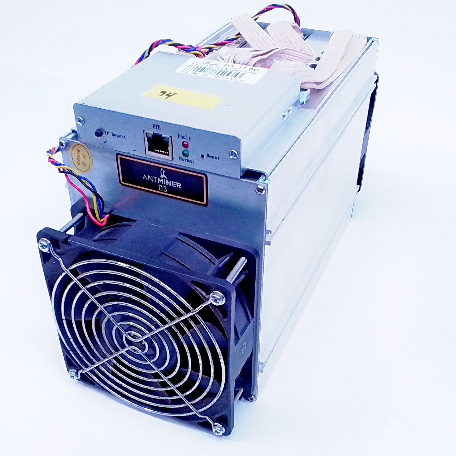 Bitmain Antminer D3 17.0 GH/s ASIC Miner – Used As-Is – No PSU Included