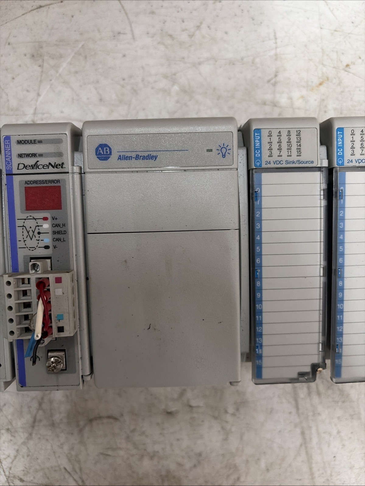 Allen Bradley 1769-L32E CompactLogix PLC Rack W Multiple || 1769-ecr || 1769-sdn