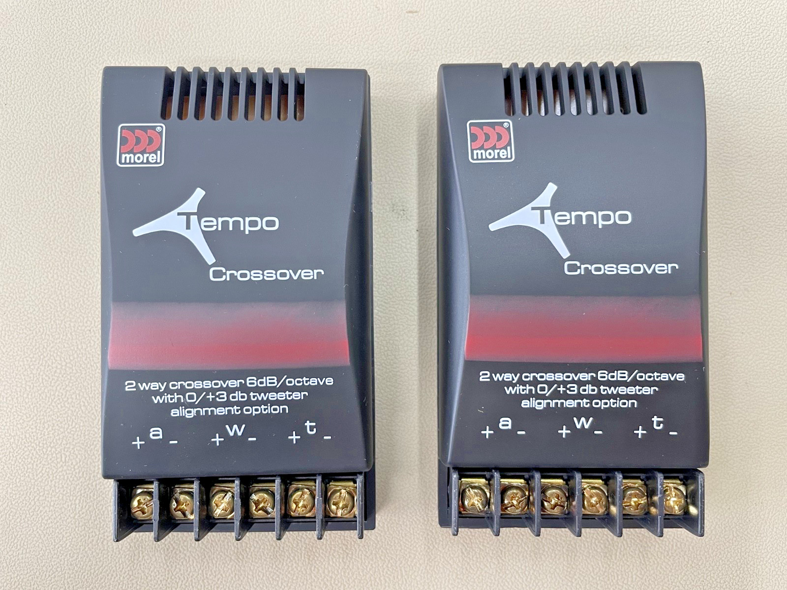 Morel Tempo 2-Way Passive Crossover w/ Tweeter Alignment Option, NOS