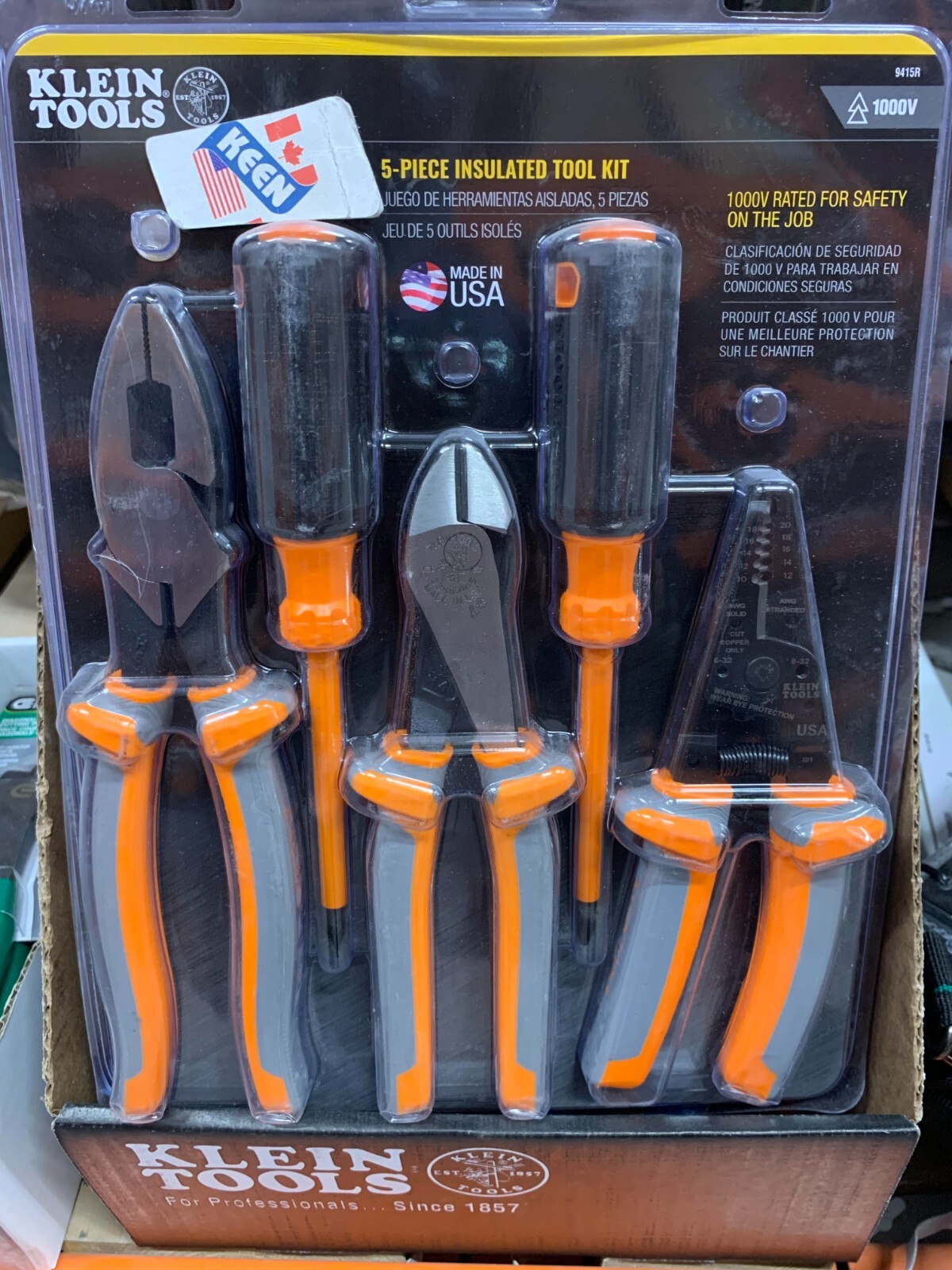 Klein CANADA 1000V Insulated Tool Set, 5-Piece