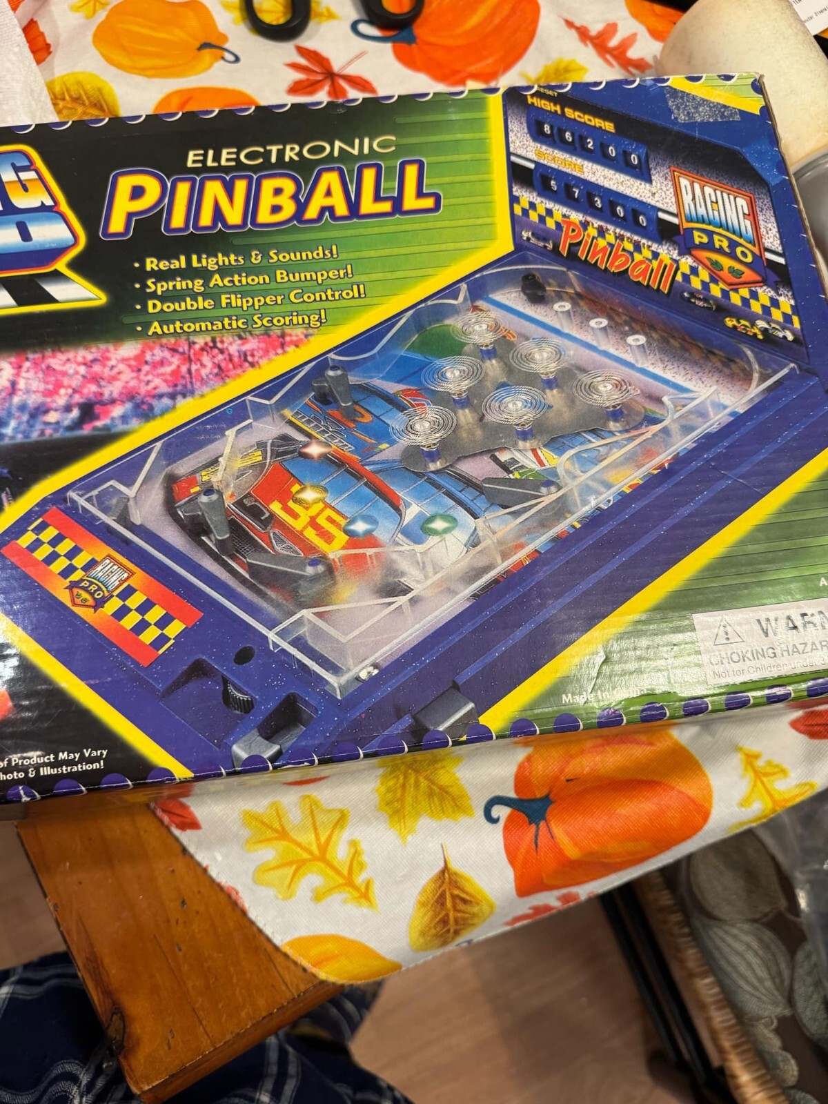 Racing Pro Pinball Machine – Vintage, New in Box