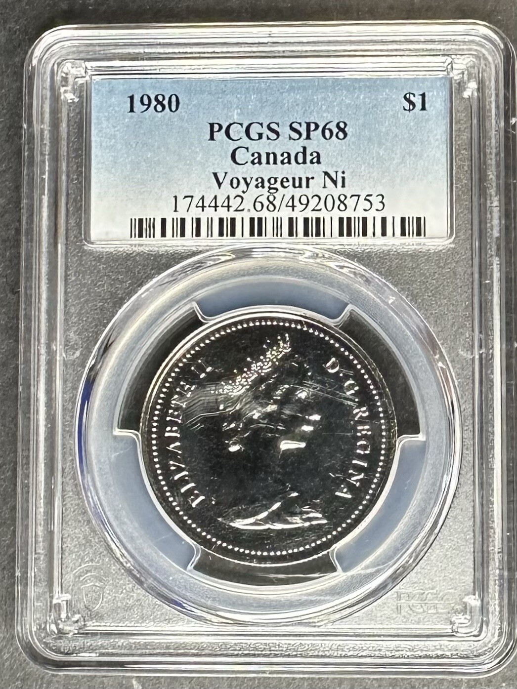 1980 Canada Voyageur Dollar PCGS SP-68, Buy 3 Items, Get $5 Off!!