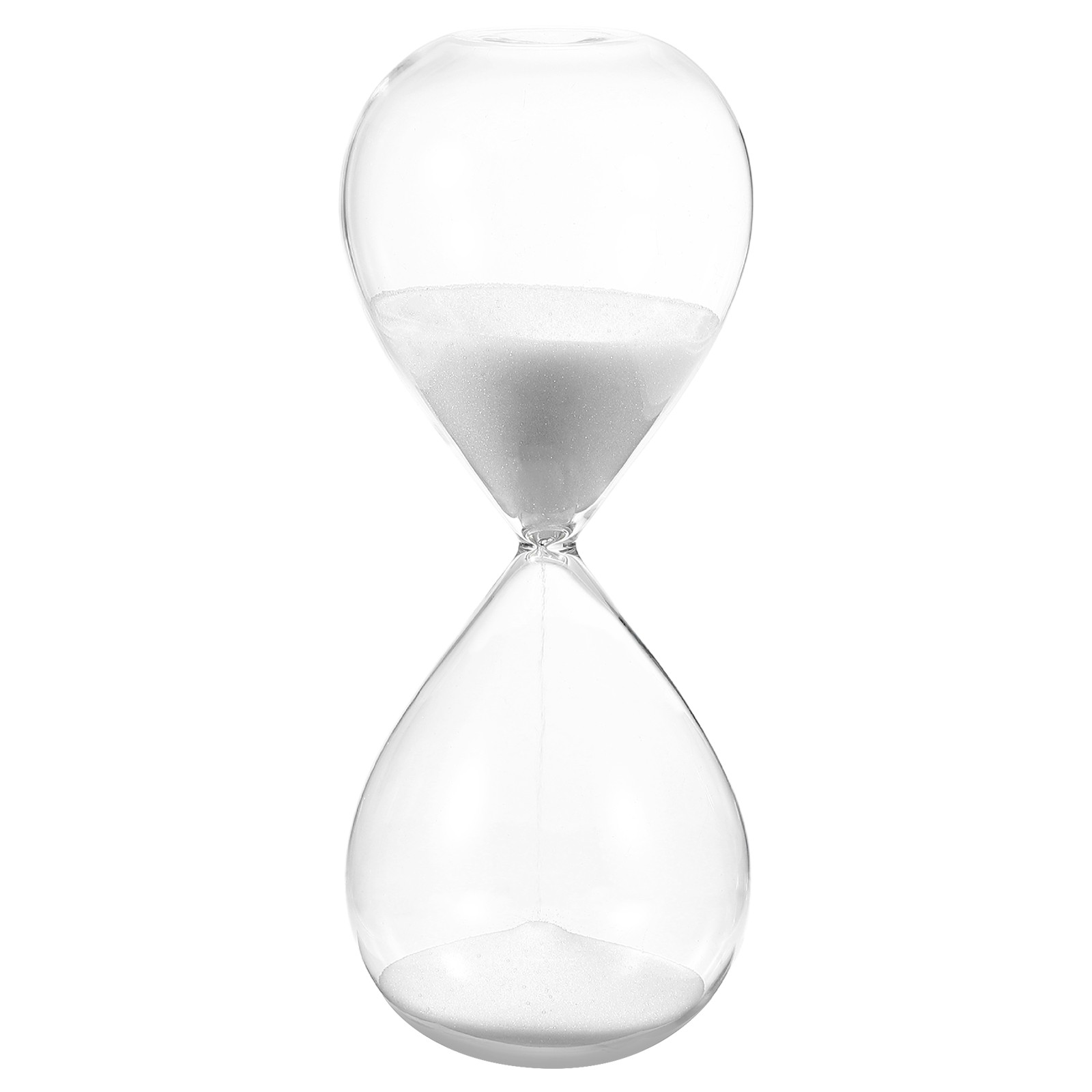 30 Minutes Sand Timer Watch High Glass Sandglass Timer White