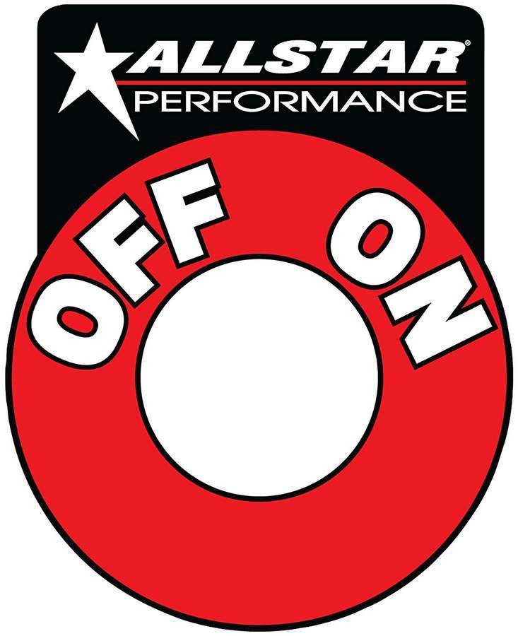 Allstar Performance ALL99045 Replacement On/Off Battery Disconnect Decal