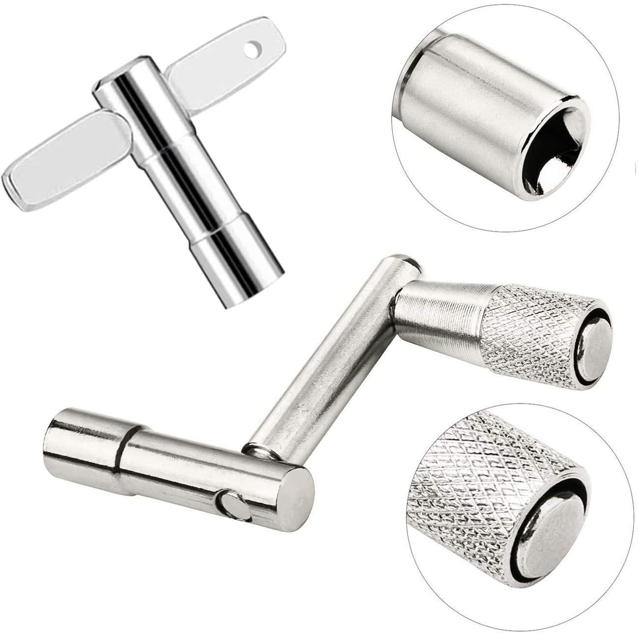 Drum Keys 3Pack Drum Tuning Key with Continuous Standard Motion Speed key,Uni...