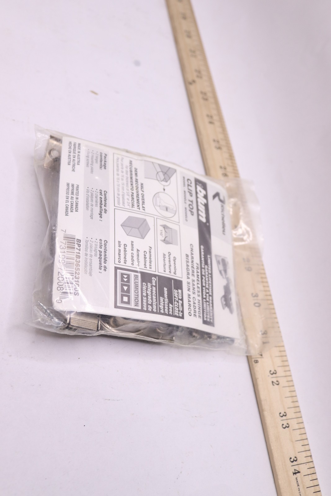 Richelieu 110 Degree Soft Close Hinge Opening BP71B36523180S