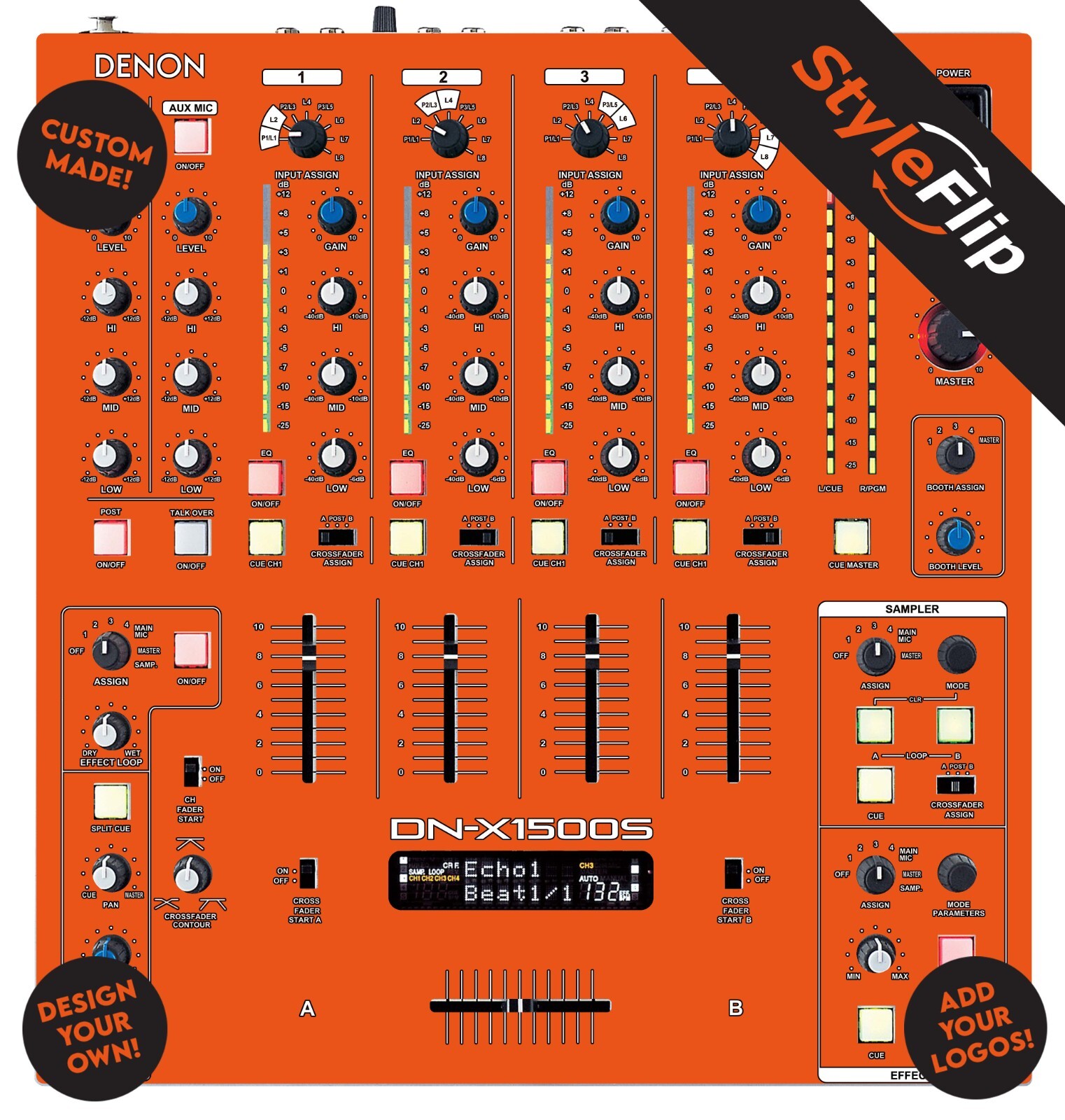 Denon X1500S/X1500 Skin | Custom Design | Protective Decal | StyleFlip Skins