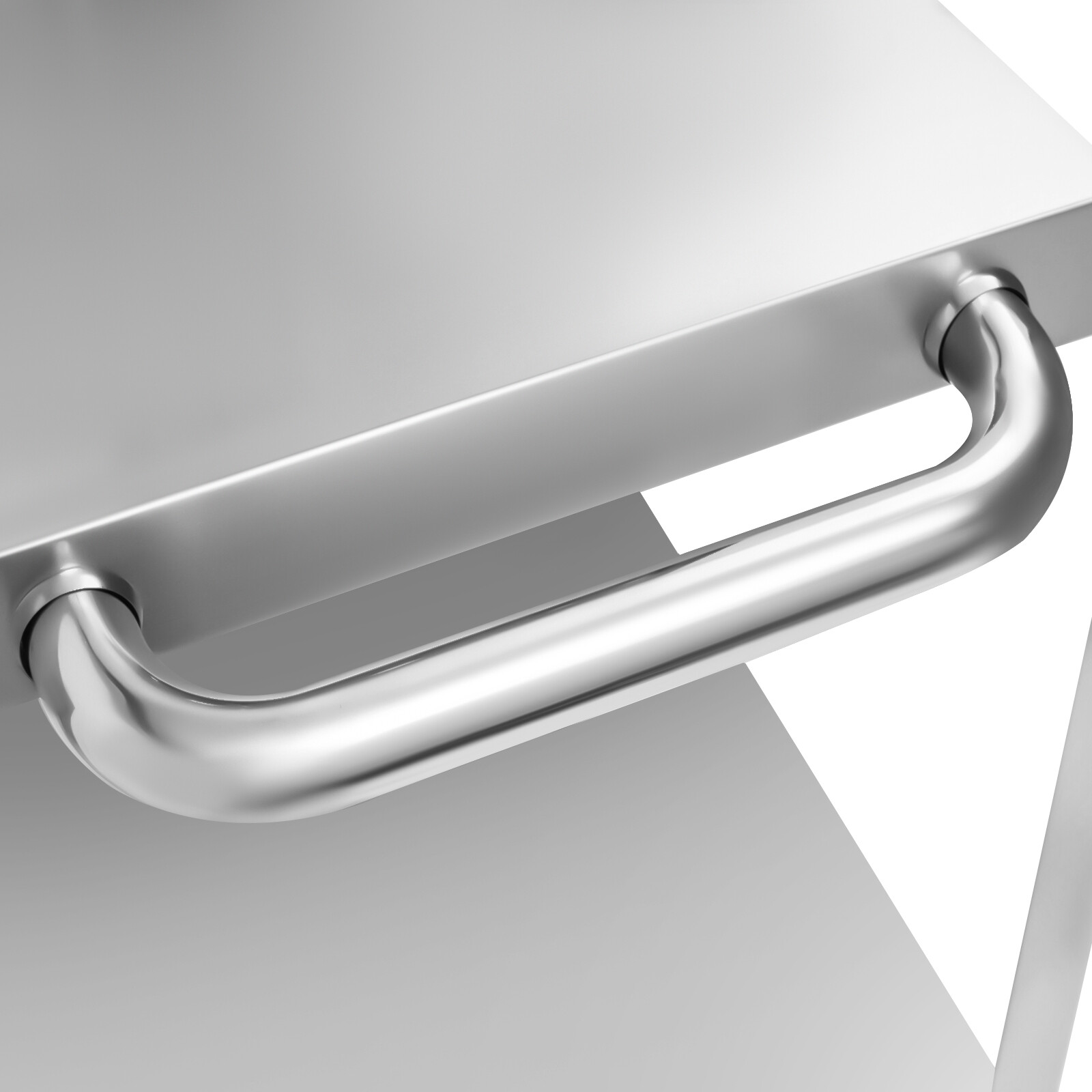 Stainless Steel Kitchen Trolley Cart, Utility Serving Storage Rolling Car Shelf