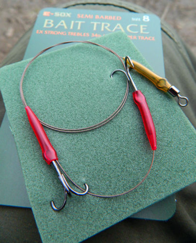 Drennan ESOX pike fishing Bait Trace - All Sizes - semi or barded
