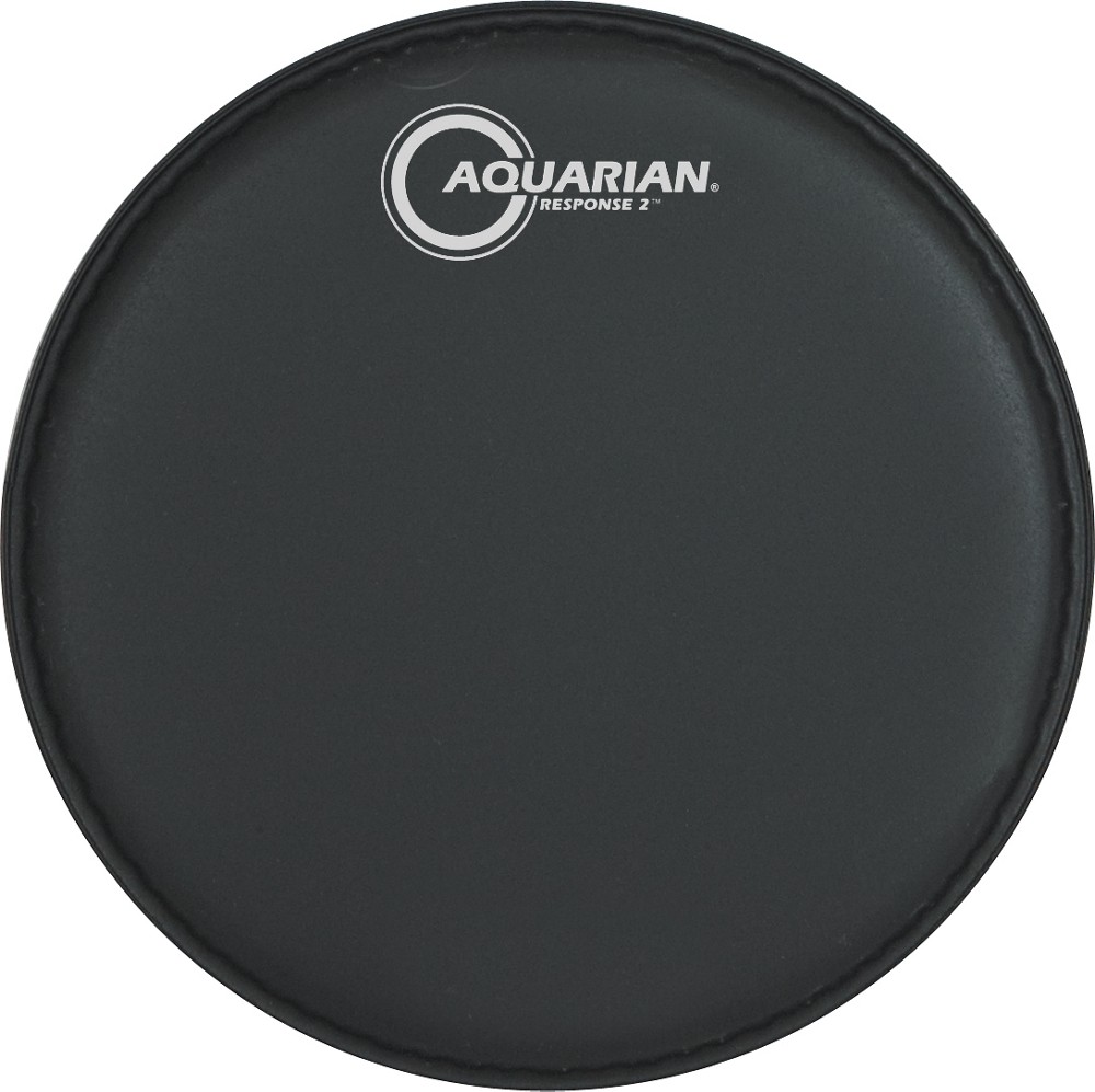 Aquarian Response 2 Drumhead (Black) 8 in.