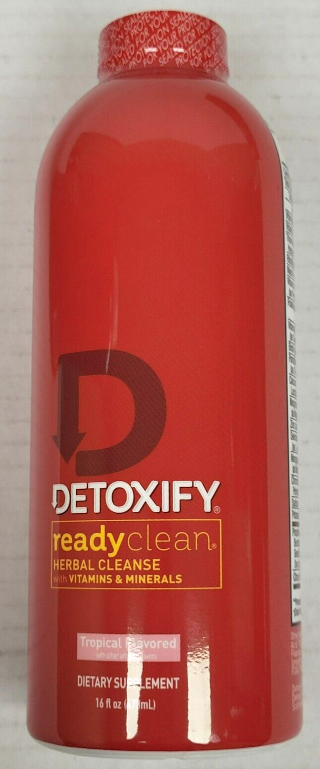 Detoxify Ready Clean Tropical Herbal Cleanse 16 oz - Exp 12/23