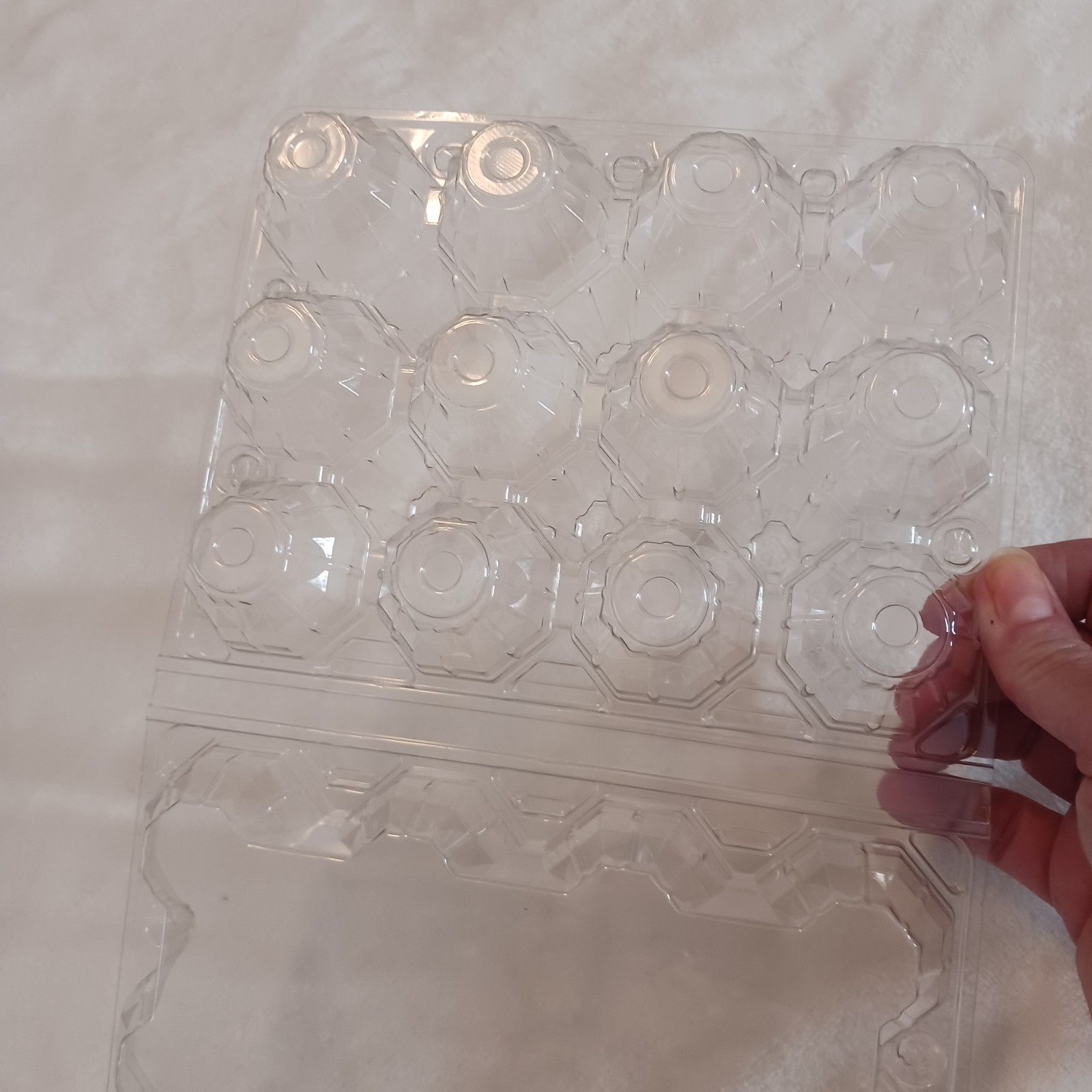 49 Egg Cartons Bulk Plastic for 12 Eggs Clear Egg Cartons