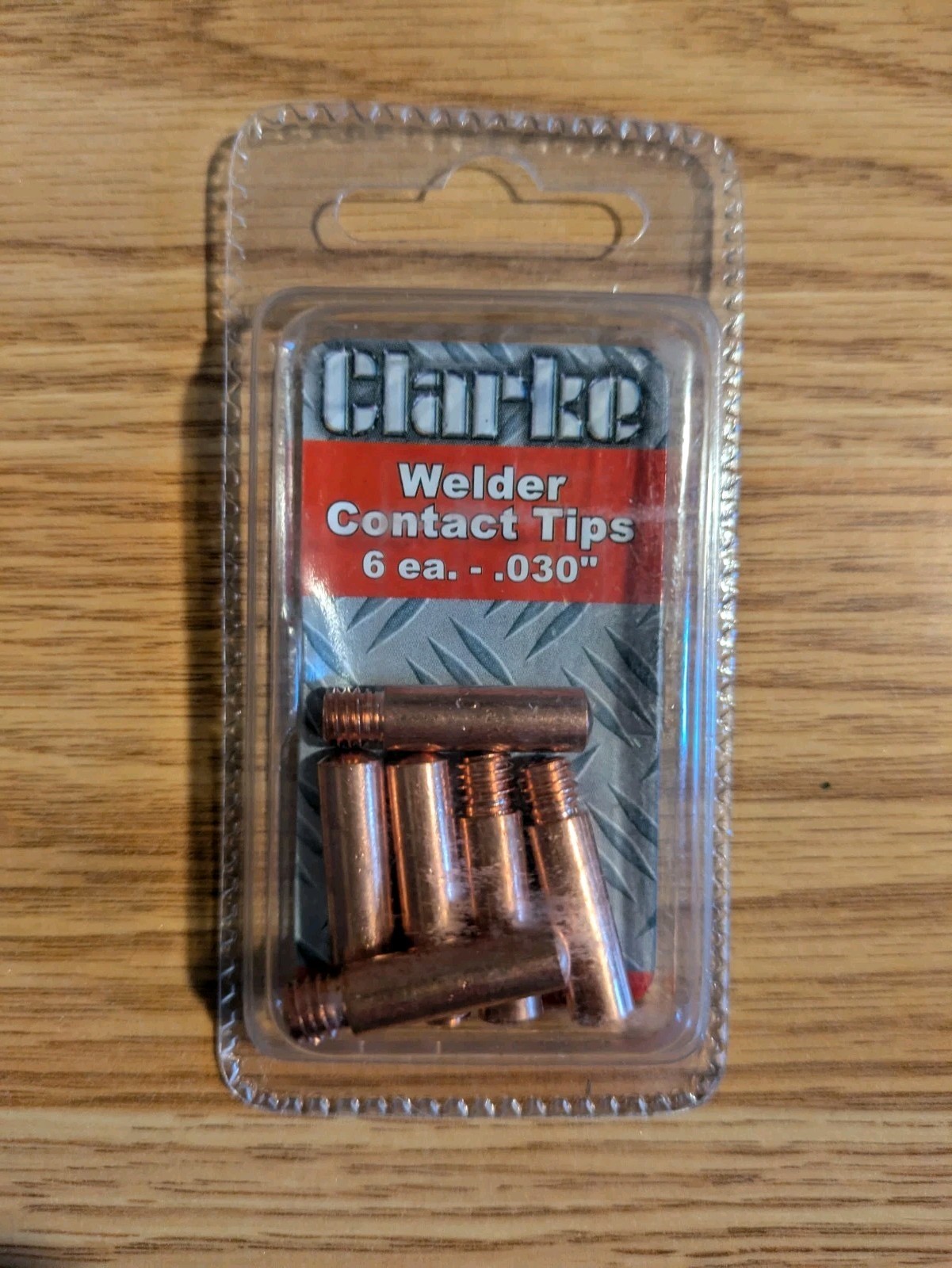 Clarke Welder Contact Tips WE6734 .030" Mig Welding TWECO 1 Pkg 6 Tips NIB