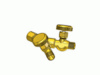 Superior Products YV-51 Valved "Y" Connector, Fuel Gas