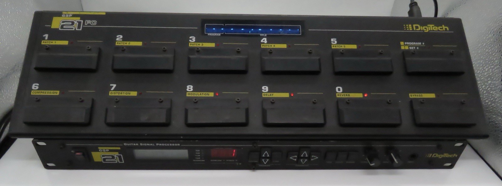 Vintage Digitech GSP21 With Original Pedalboard - Read