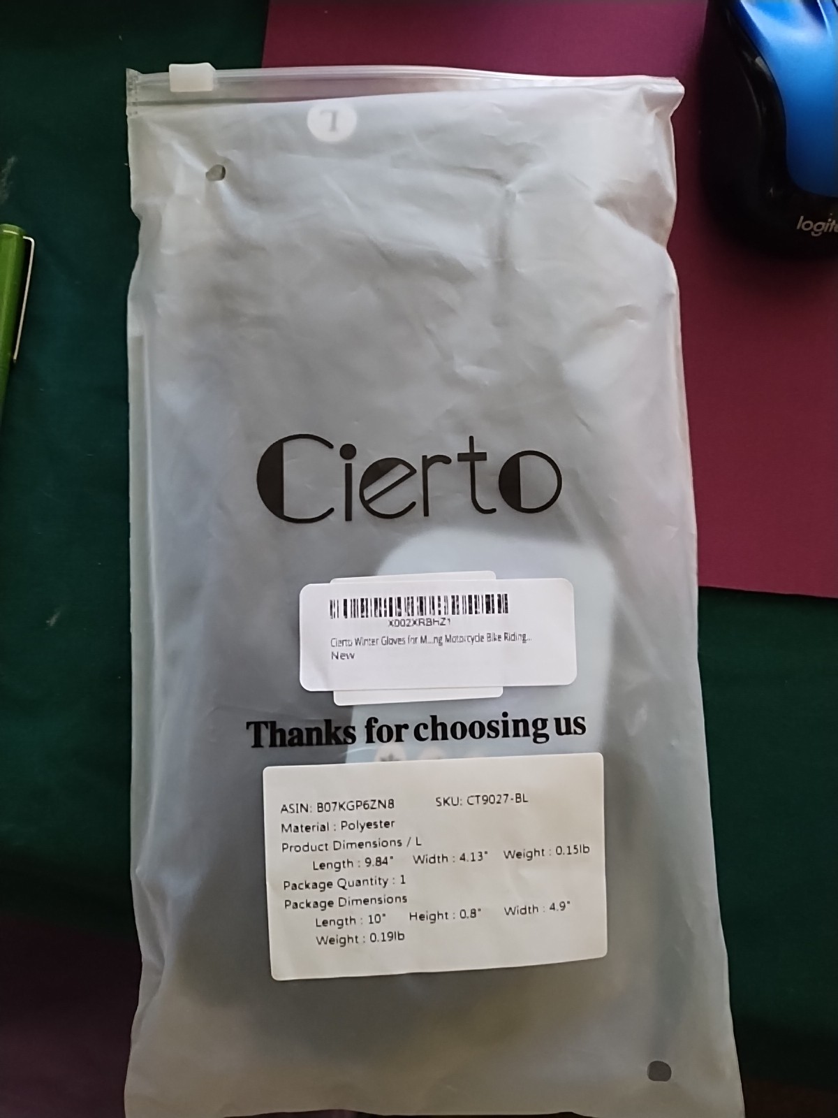Cierto Men's Winter Gloves With Grips NWT Clearance Sale 💲💲