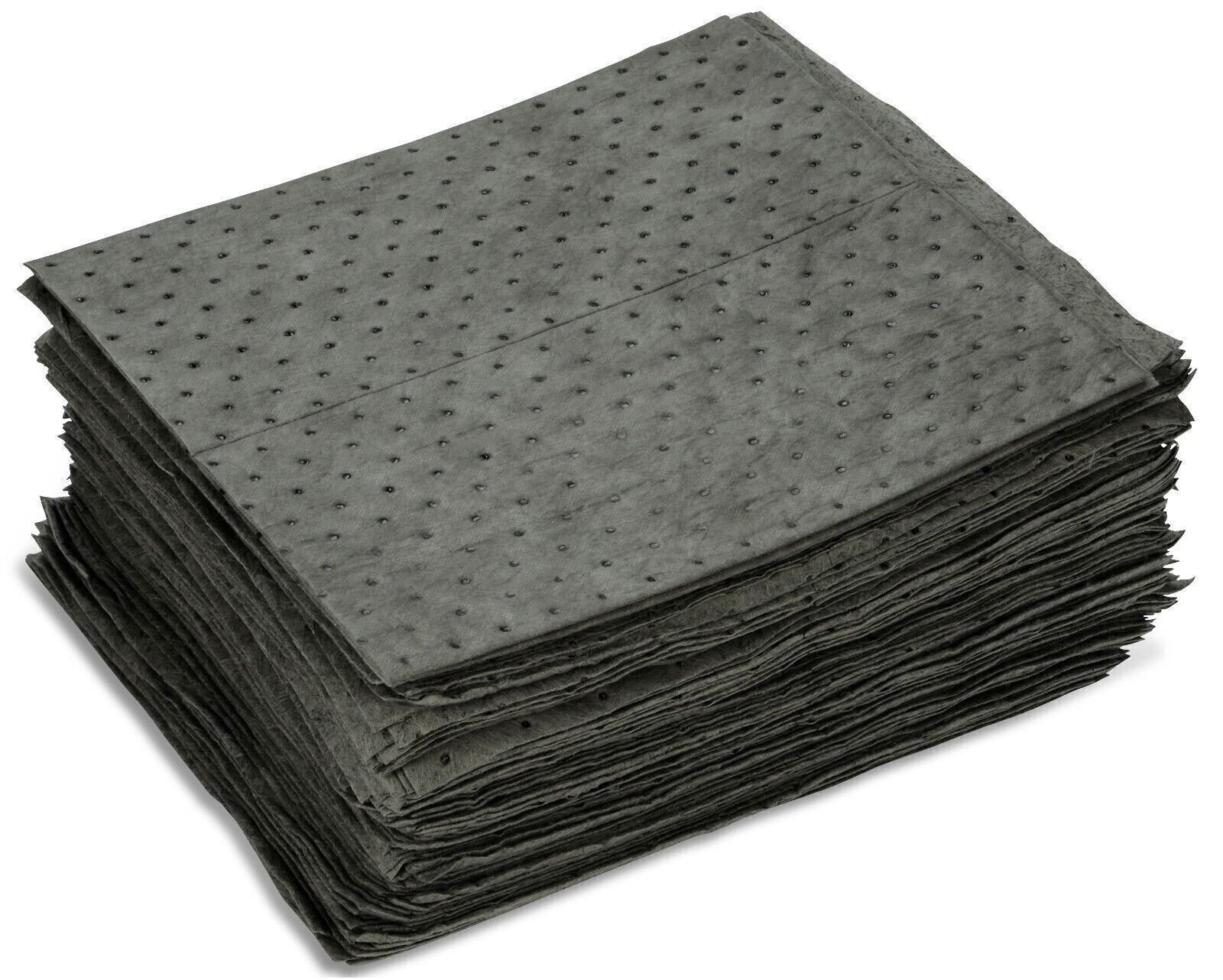 AABACO Universal Absorbent Pads, Heavy Weight Sheets (100CT) 15"X17" Grey