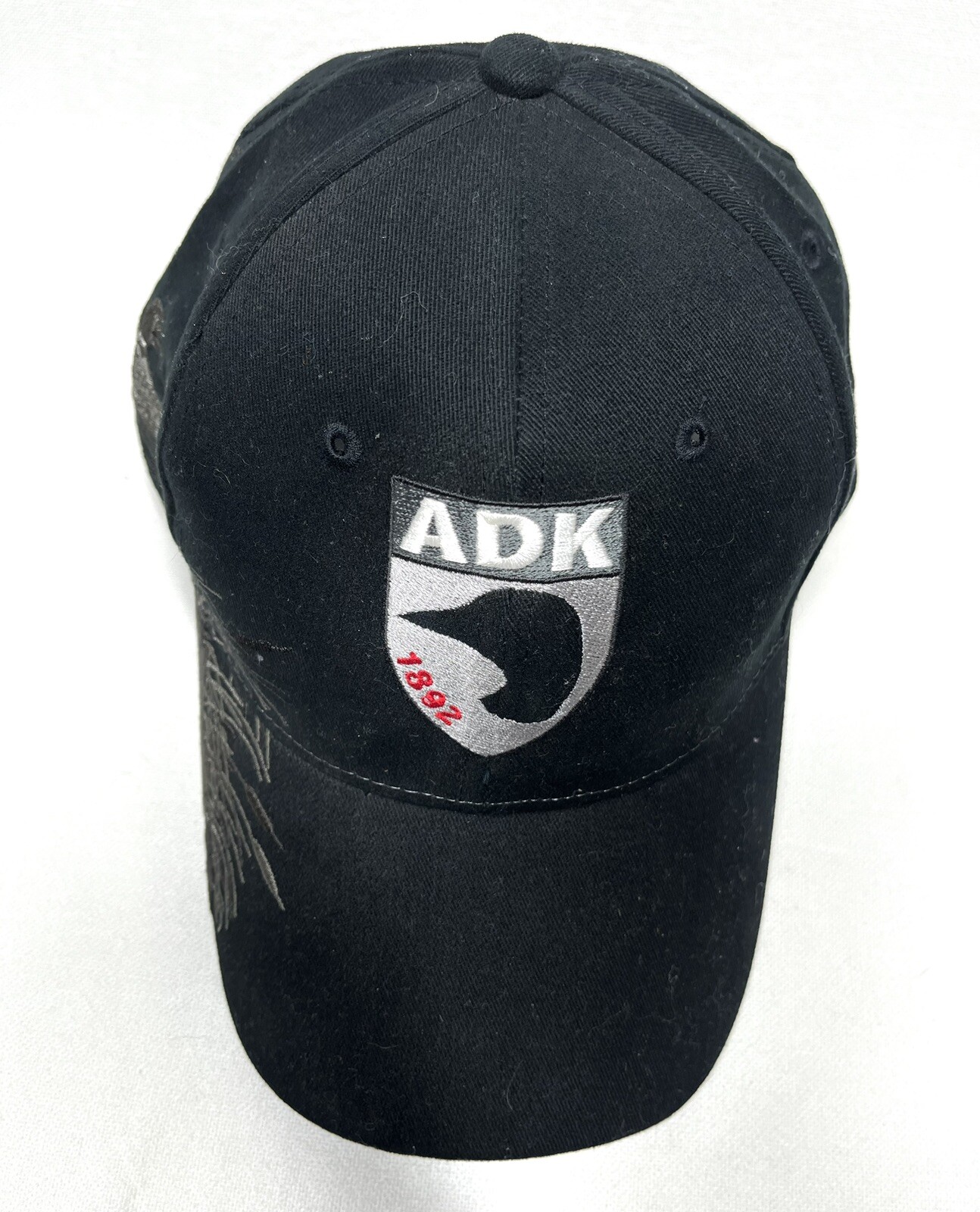 Dri Duck Traders Black Embroidered Duck Hook Loop Adjustable Strapback ADK 1892